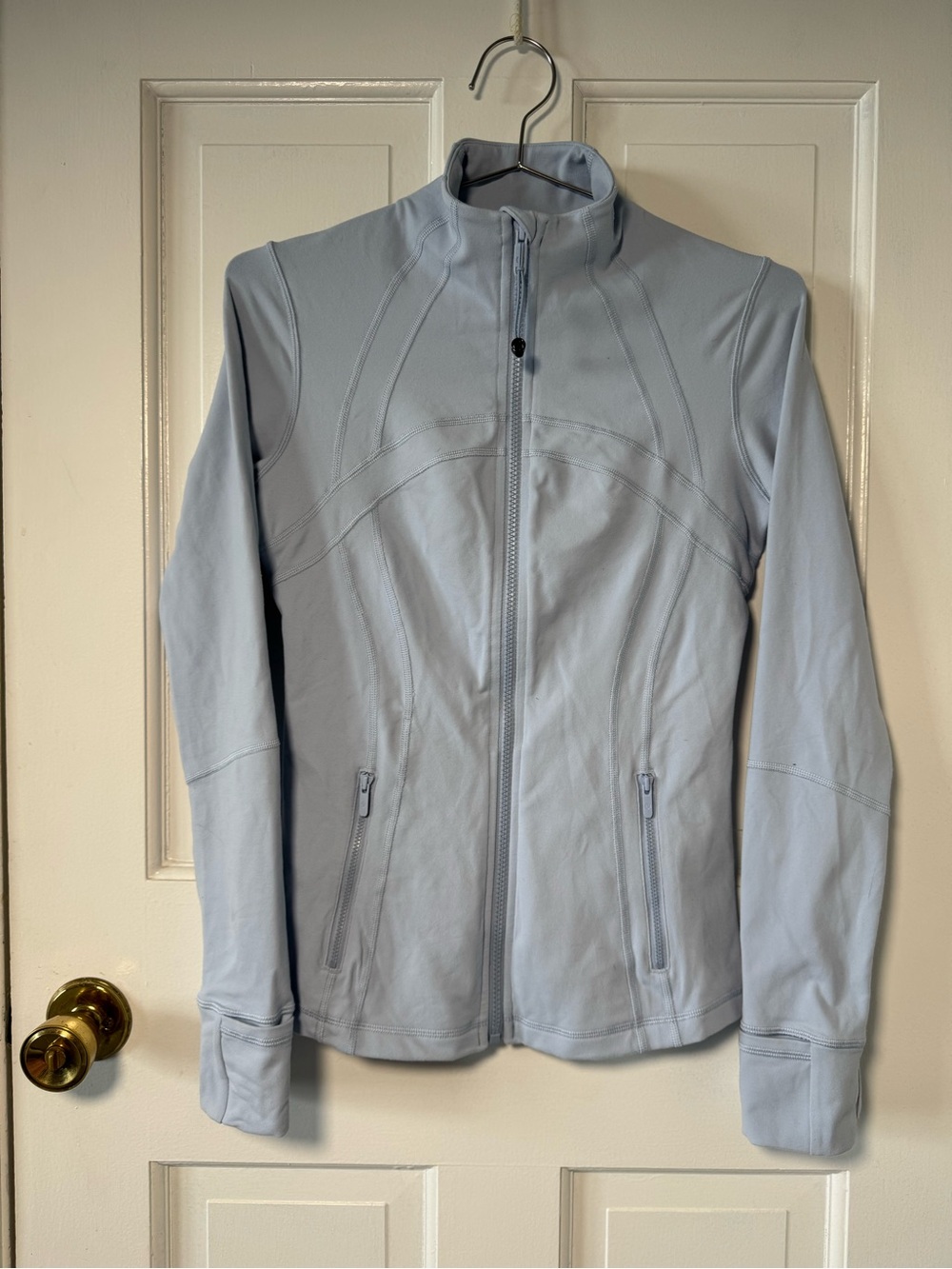 Lululemon Athletica Pale Blue Define Jacket, Size 6